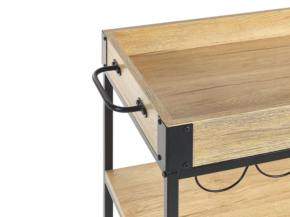 Carrello portavivande HULLET Metallo Marrone chiaro