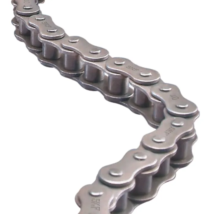 Catena a rulli tipo 05B Simplex, SKF, lunga 5m, passo 8mm, piastra alta 7.1mm, Ø sfera 5mm, in Acciaio al carbonio