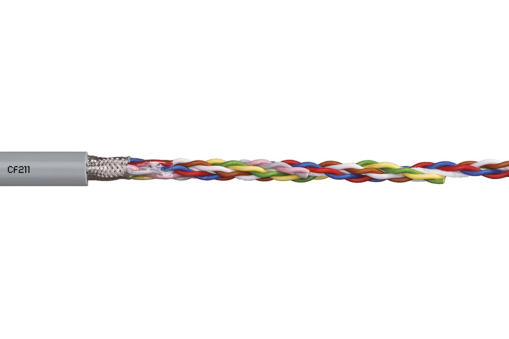 Cavo dati schermato a 8 cond. 0,25 mm², 24 AWG, 300 V, Ø8mm, L. 25m