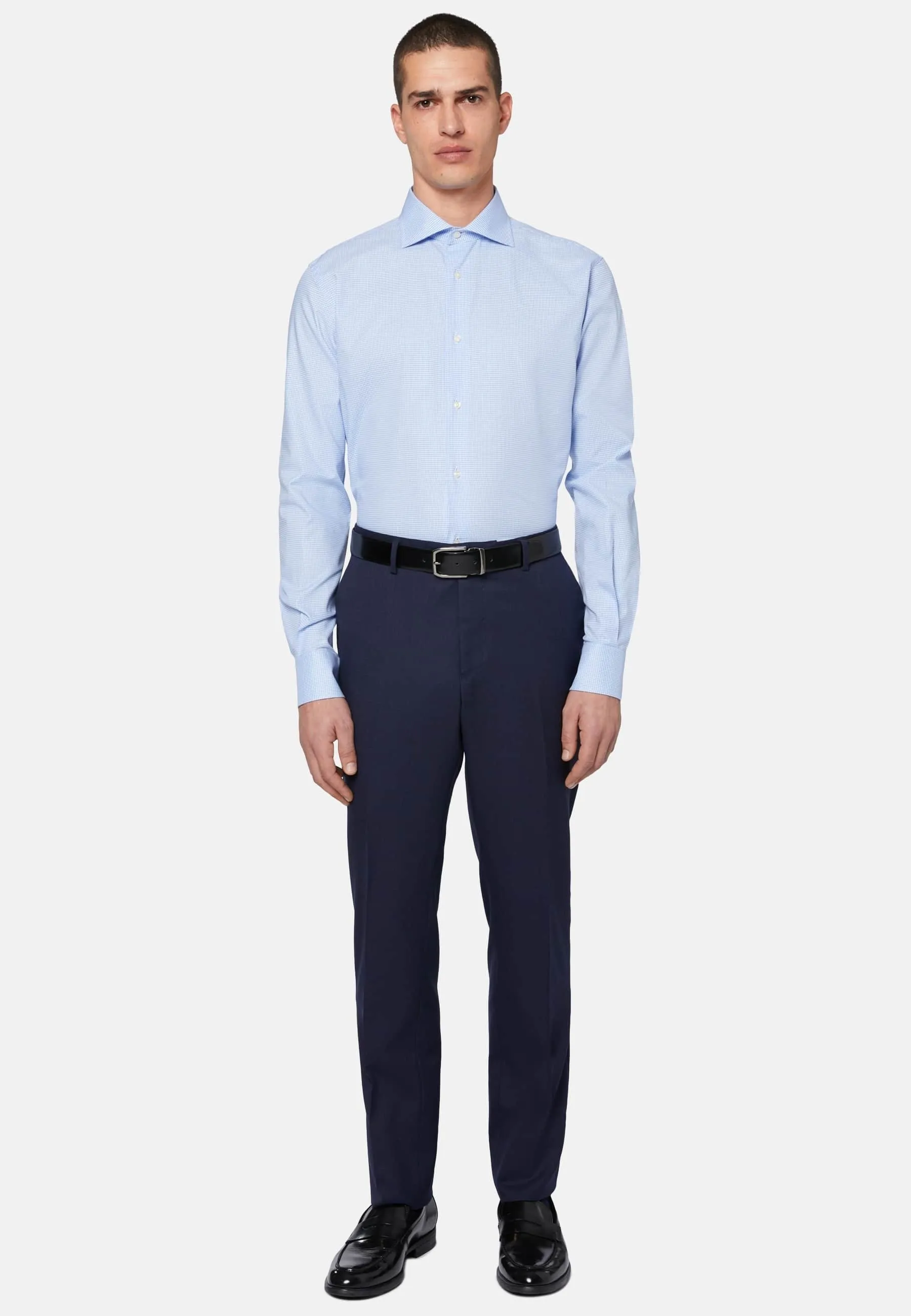 CHECJK COLLAR REGULAR FIT  - Camicia elegante