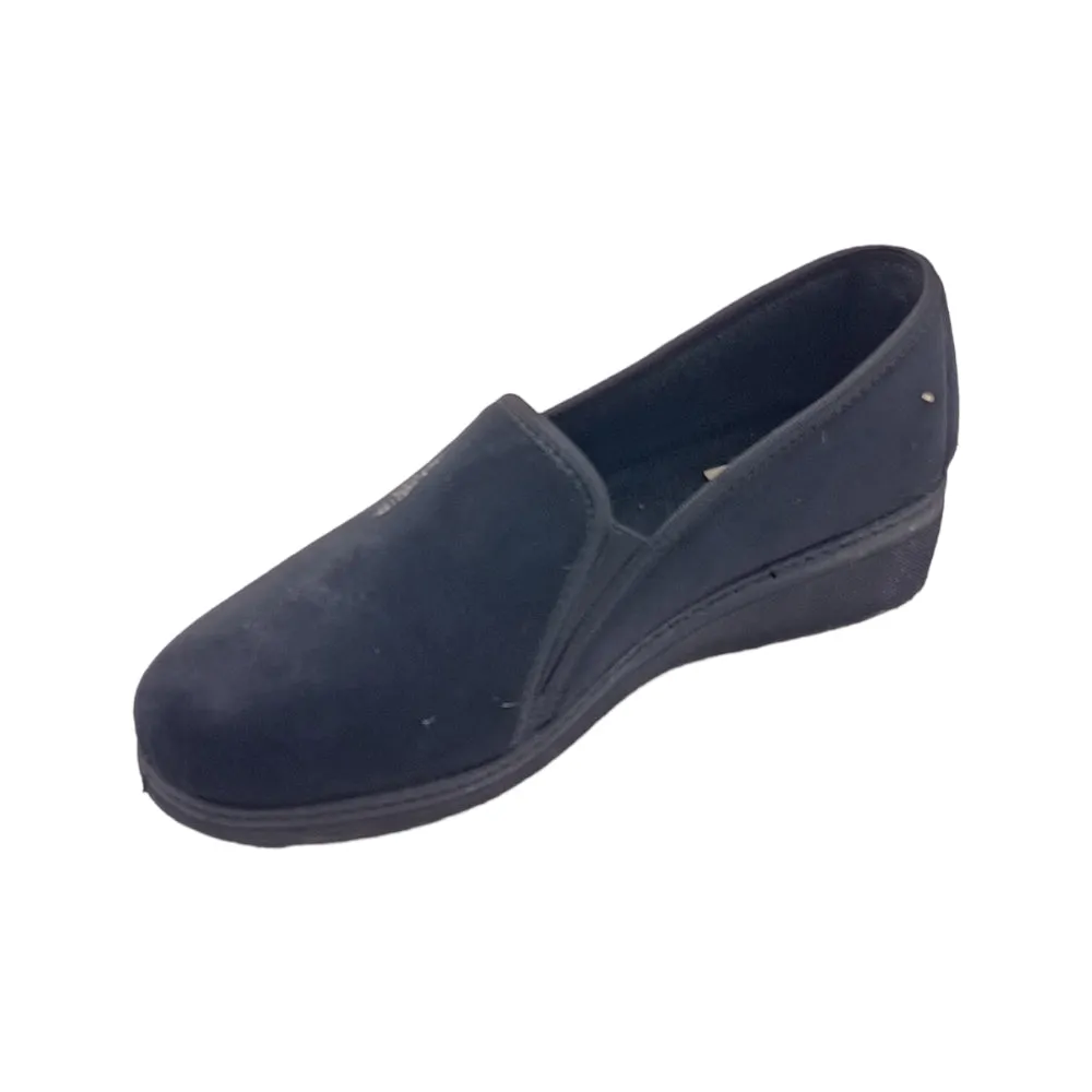 ciabatta pantofola donna in lana pa1091 47irae 222 nero grunland