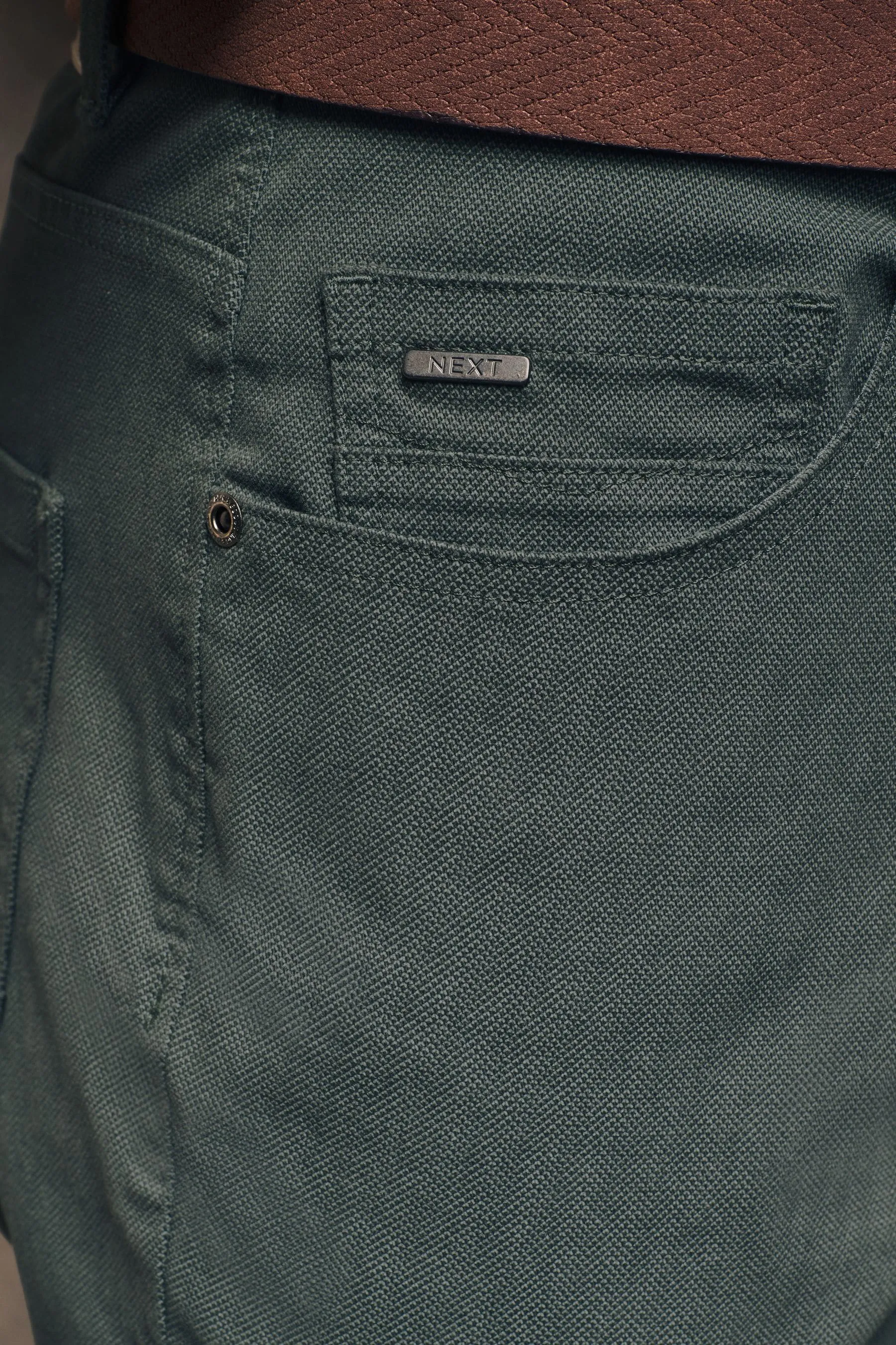 Con cintura - Pantaloni elasticizzata Denim Jeans elasticizzata stampata