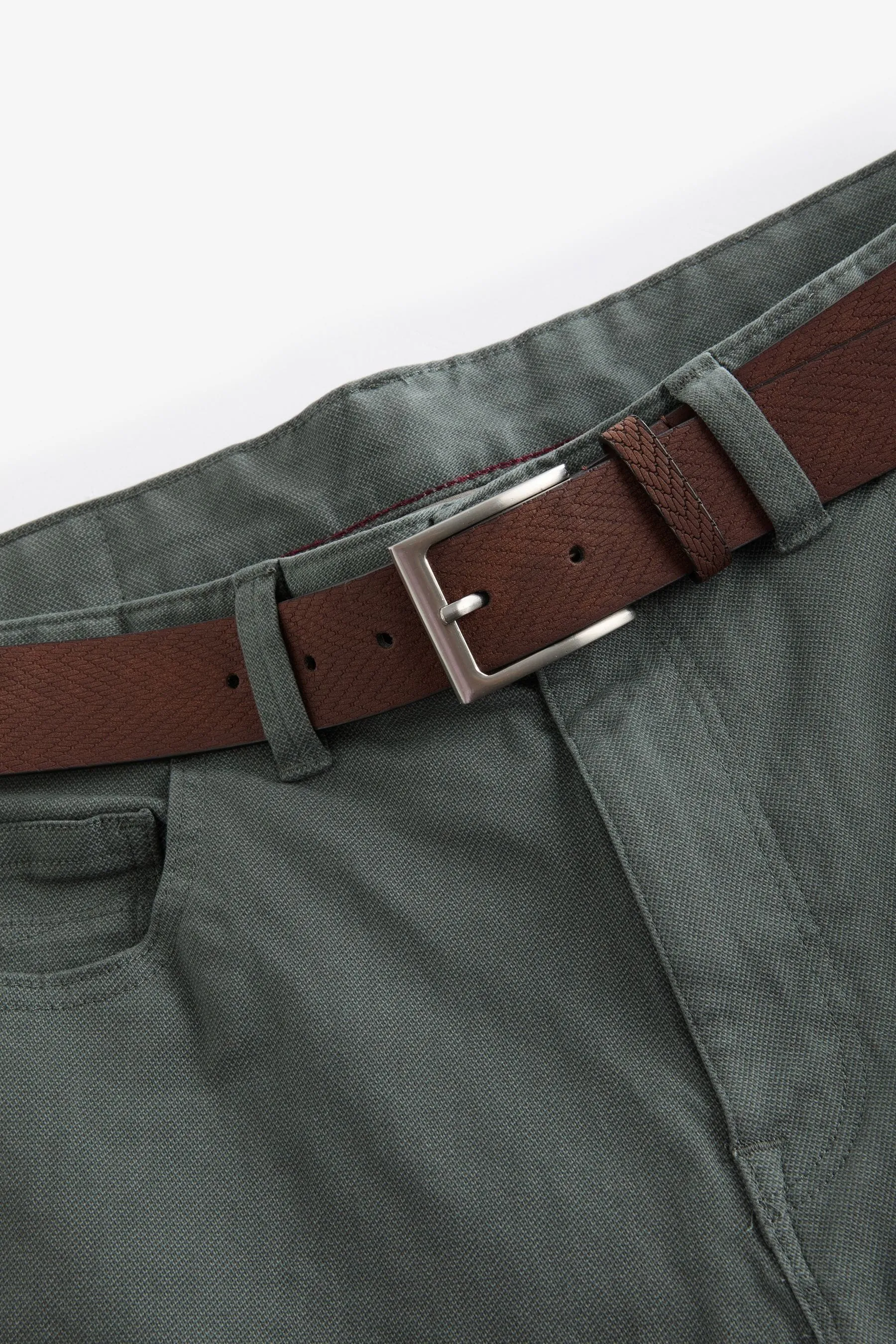 Con cintura - Pantaloni elasticizzata Denim Jeans elasticizzata stampata