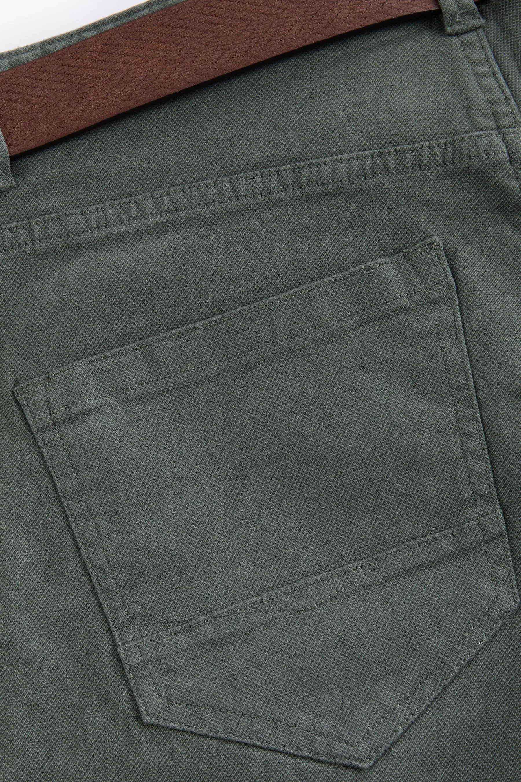 Con cintura - Pantaloni elasticizzata Denim Jeans elasticizzata stampata