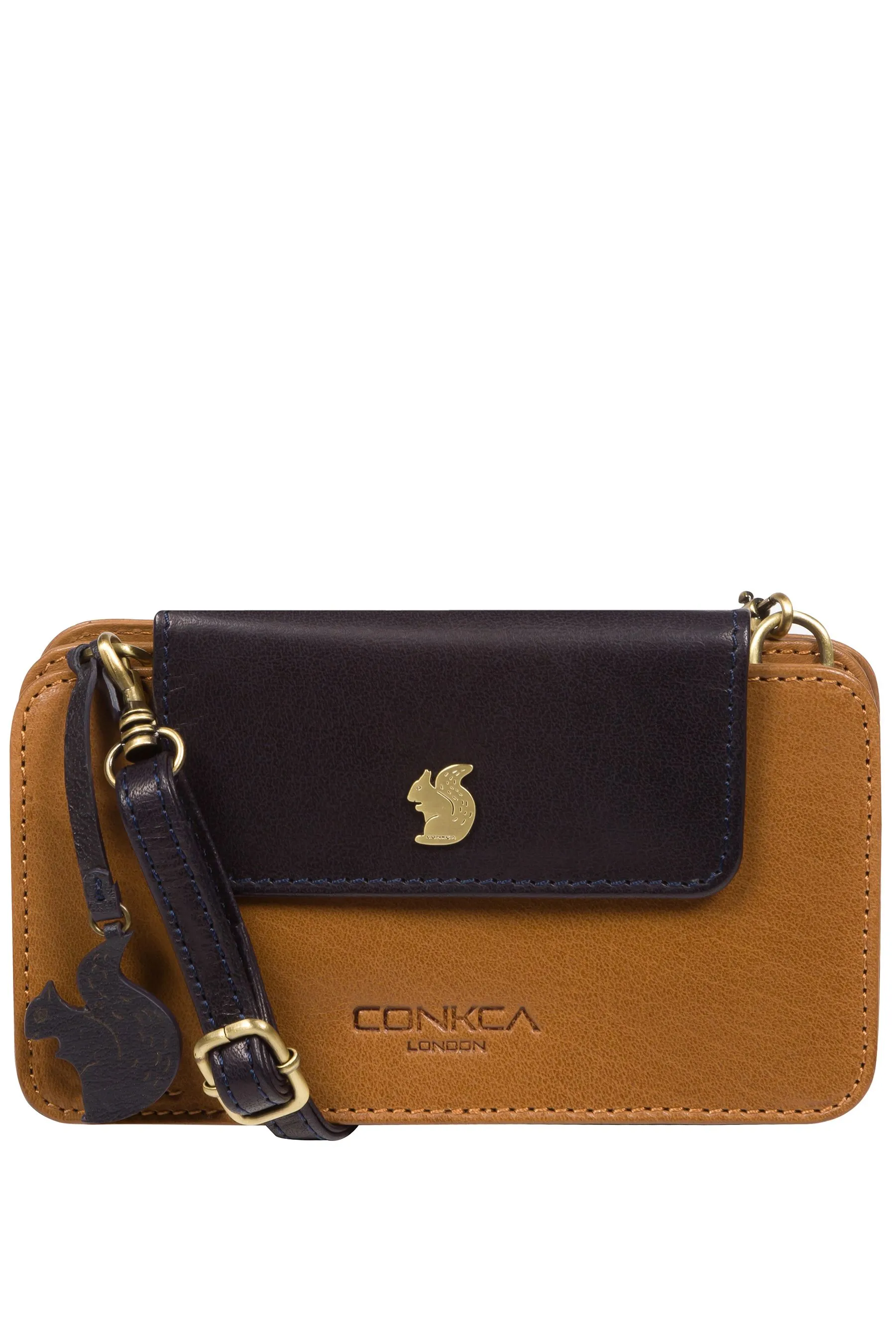 Conkca - Little Wonder - Pochette a tracolla in pelle con Borsa    