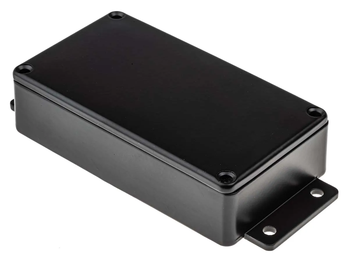 Contenitore RS PRO in Alluminio pressofuso 139.7 x 63.8 x 30mm, col. Nero, IP66, schermato