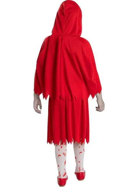 Costume da cappuccetto rosso zombie per bambina