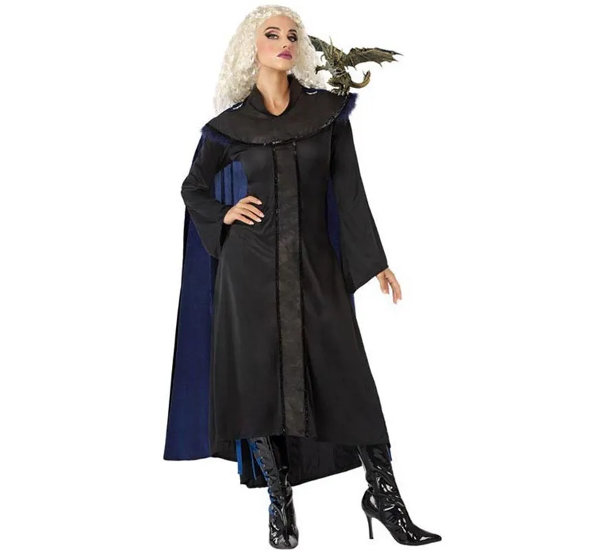 costume nero Vichingo per le donne