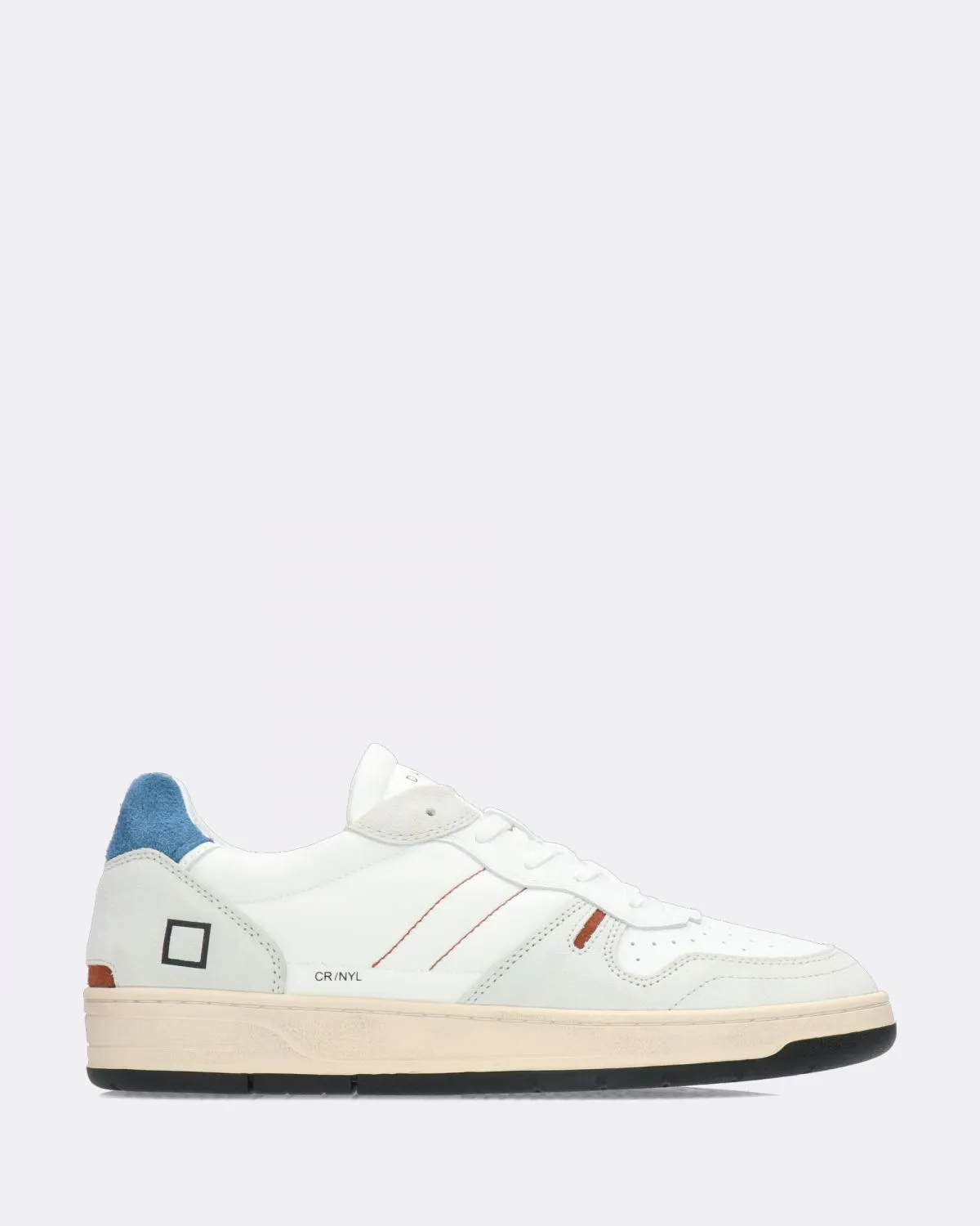 Court 2.0 nylon di colore bianco e bluette