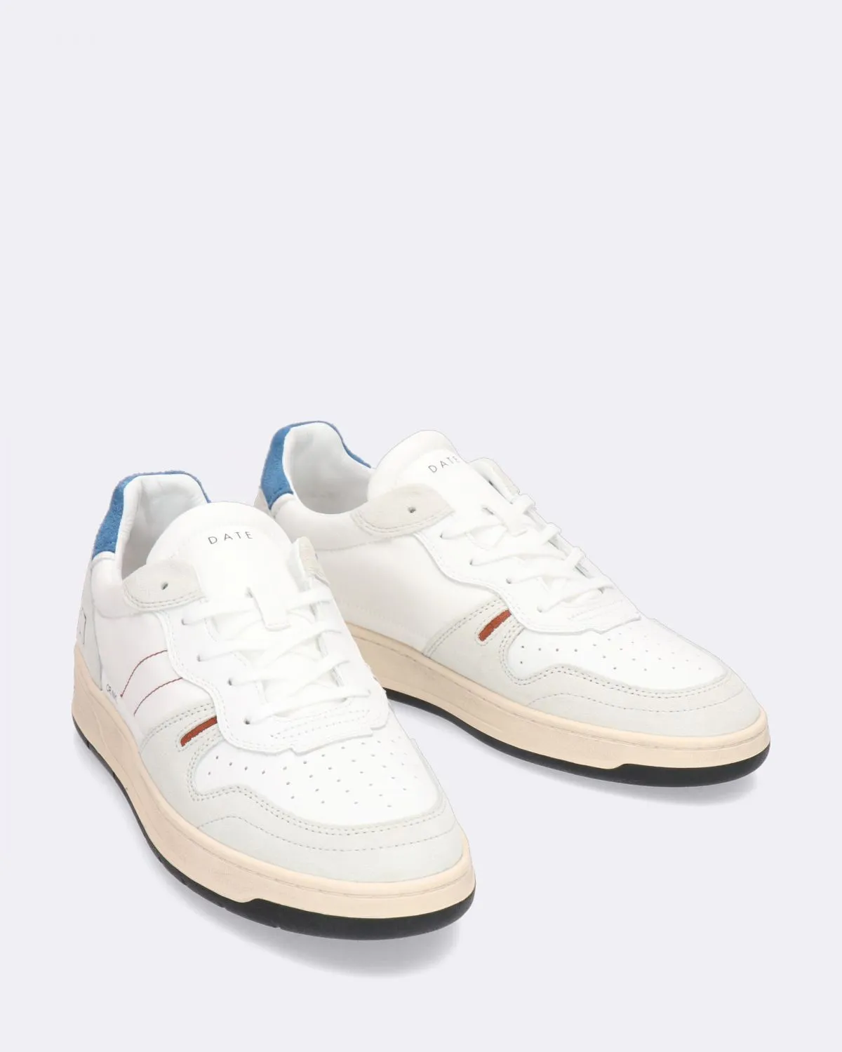 Court 2.0 nylon di colore bianco e bluette