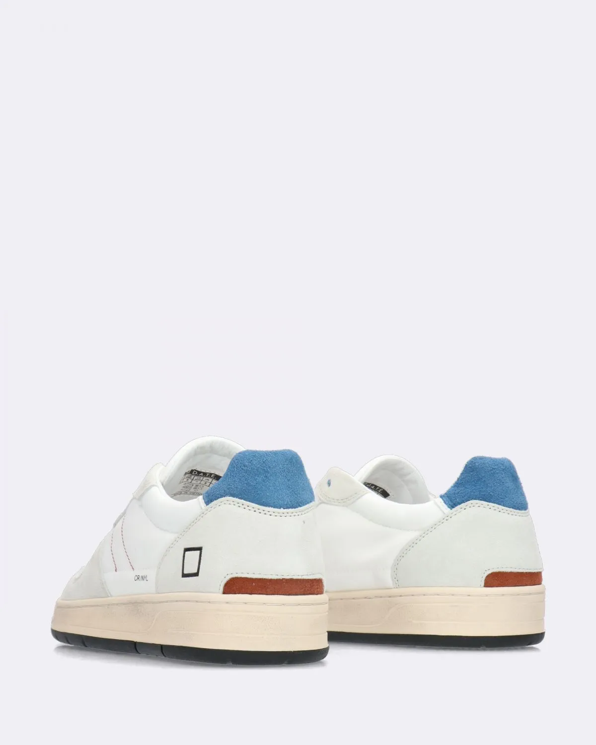 Court 2.0 nylon di colore bianco e bluette