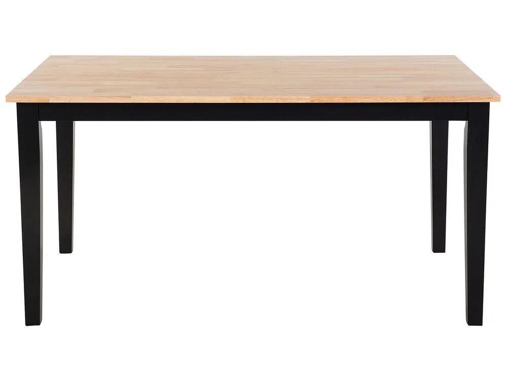 Dining Table HOUSTON Brown/ Black 120 cm 75 cm Wood