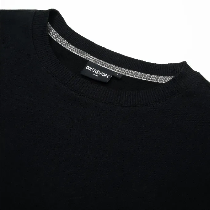Dolly Noire Felpa girocollo Gufo Reale SW073-SP-01 black