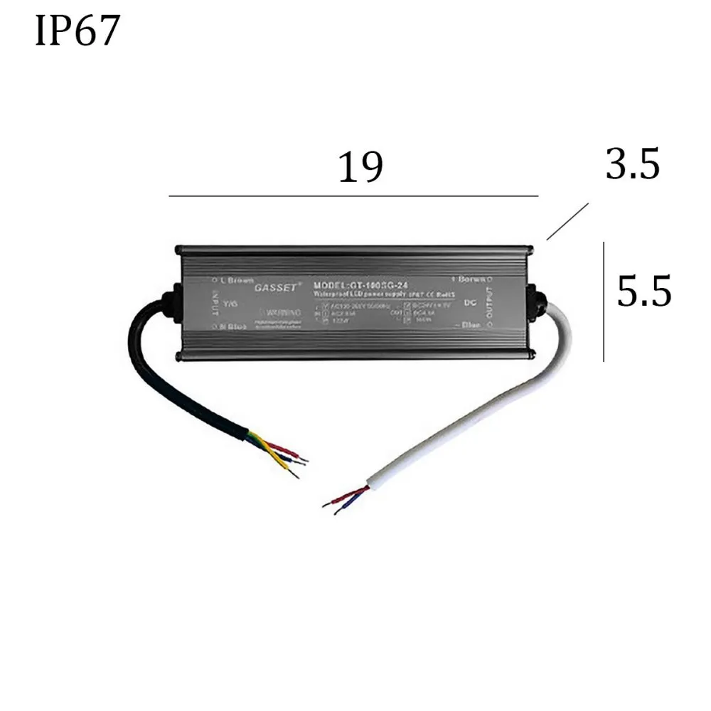 Driver Gea Led GSTT45 100W 24 DC IP67 trasformatore alimentatore esterno