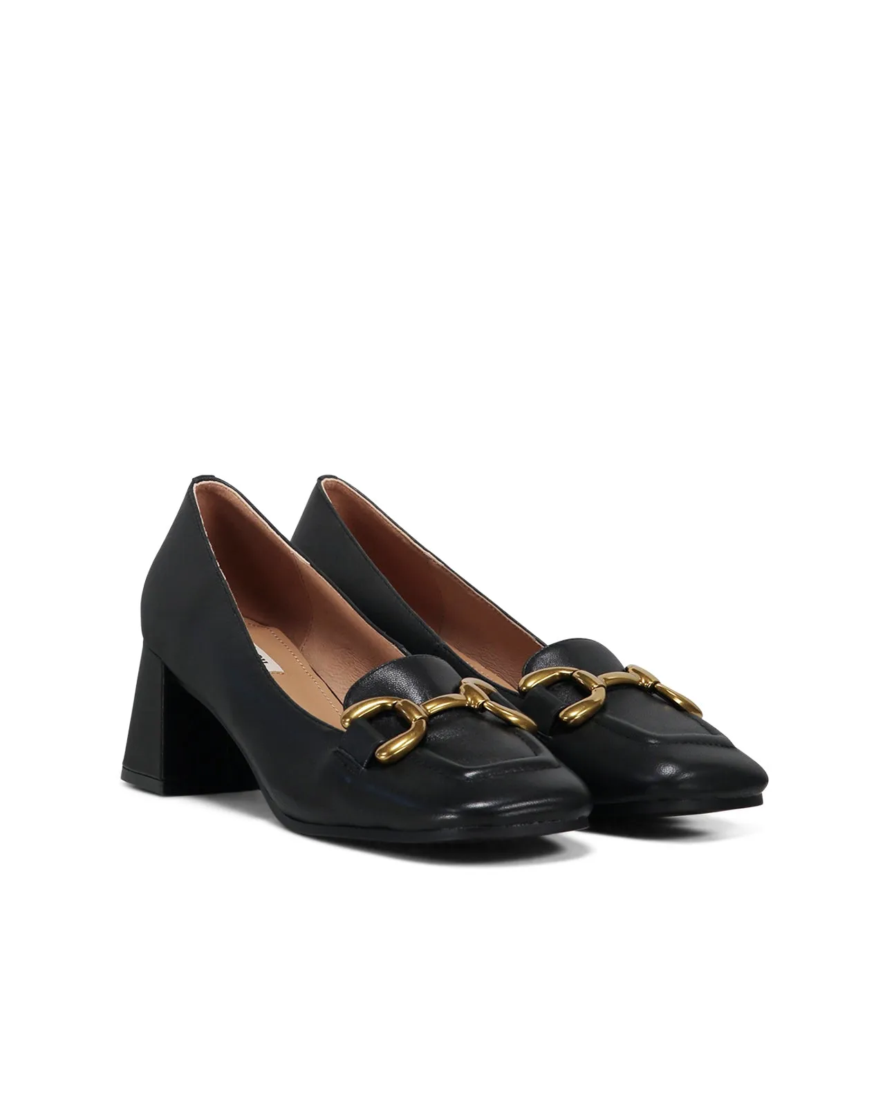 Décolleté Valencia pelle nera