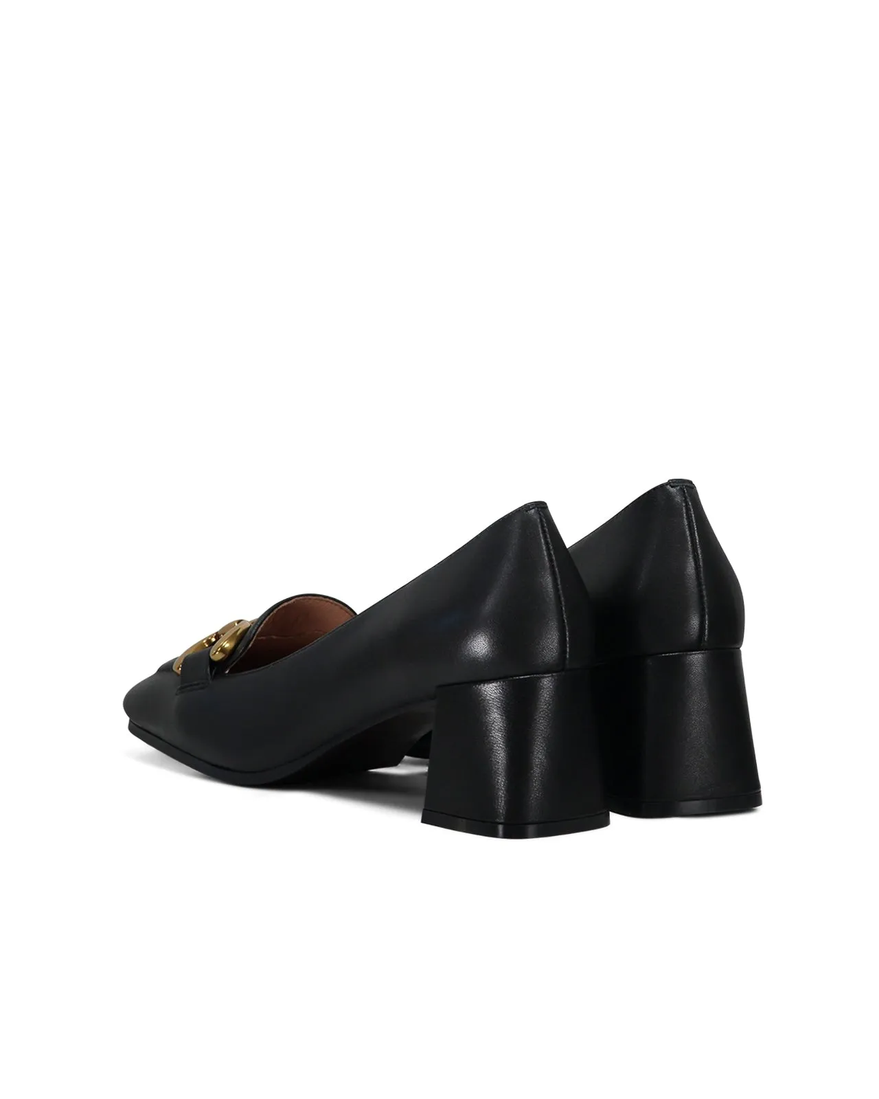 Décolleté Valencia pelle nera