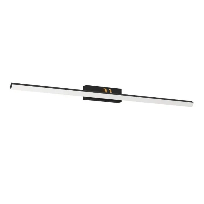 Eglo VERDELLO Lampada da specchio LED Ottone, Nero, 1-Luce