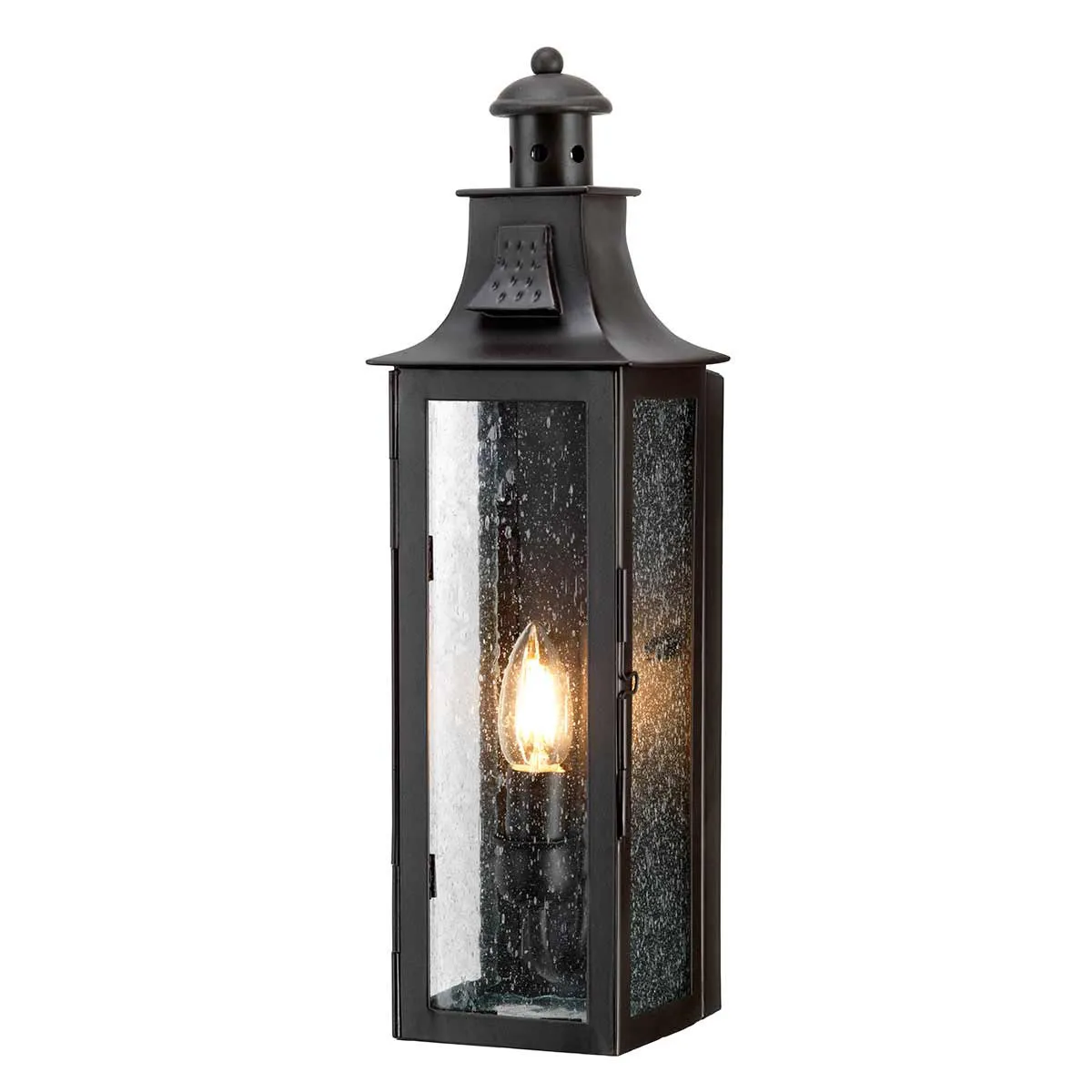 Elstead Lighting  Applique da parete per esterni con struttura in acciaio e diffusore in vetro Stow - 60W