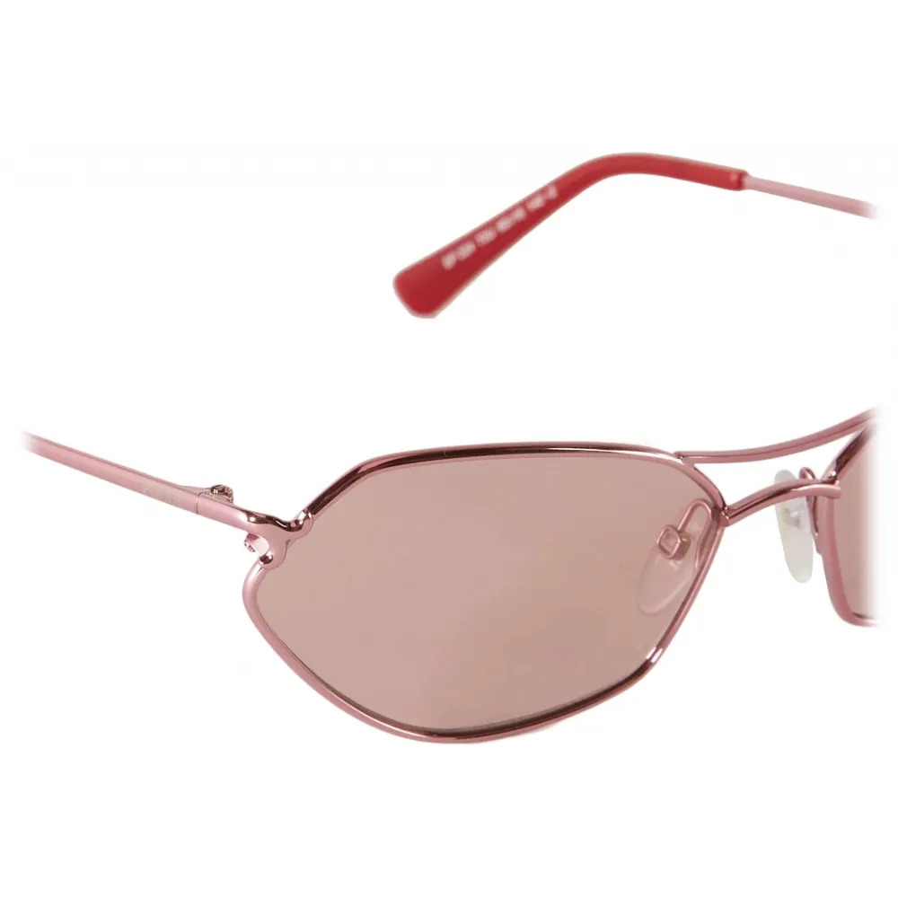 Emilio Pucci - Occhiali da Sole Cat-Eye - Rosa Rosato Rosso Rubino - Occhiali da Sole - Emilio Pucci Eyewear
