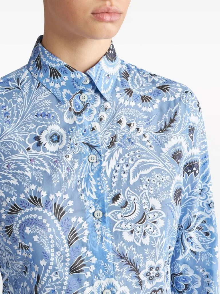 etro Camicia slim stampata