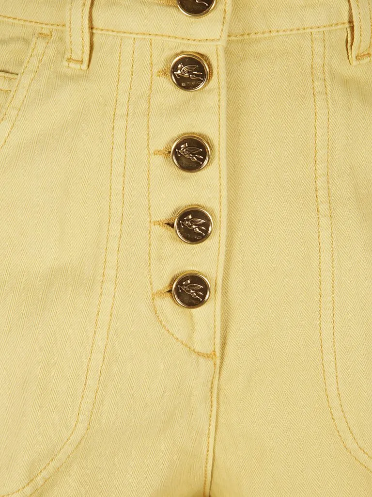 ETRODENIM JEANS GIALLO GRANO SCURO YELLOW