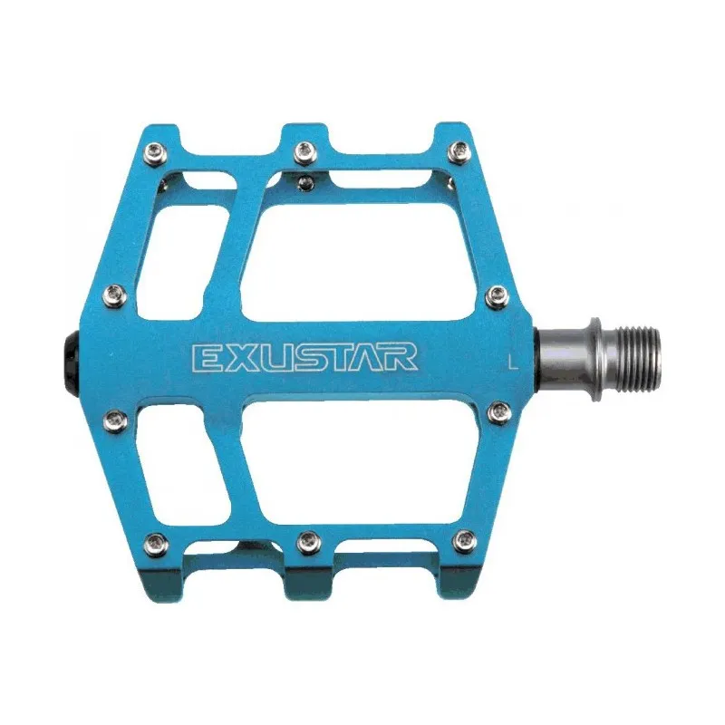 EXUSTAR pedali Flat E-PB525 blu