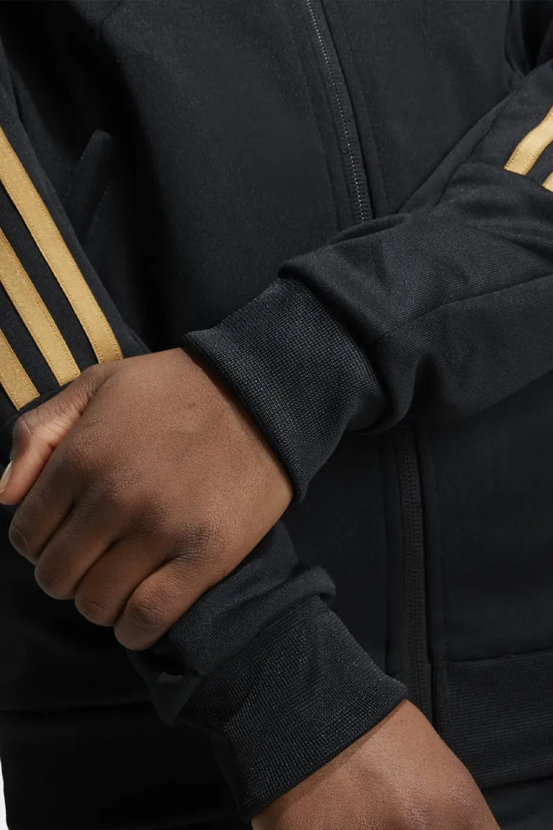 FELPA A ZIP TTOP NERA ORO BAMBINO
