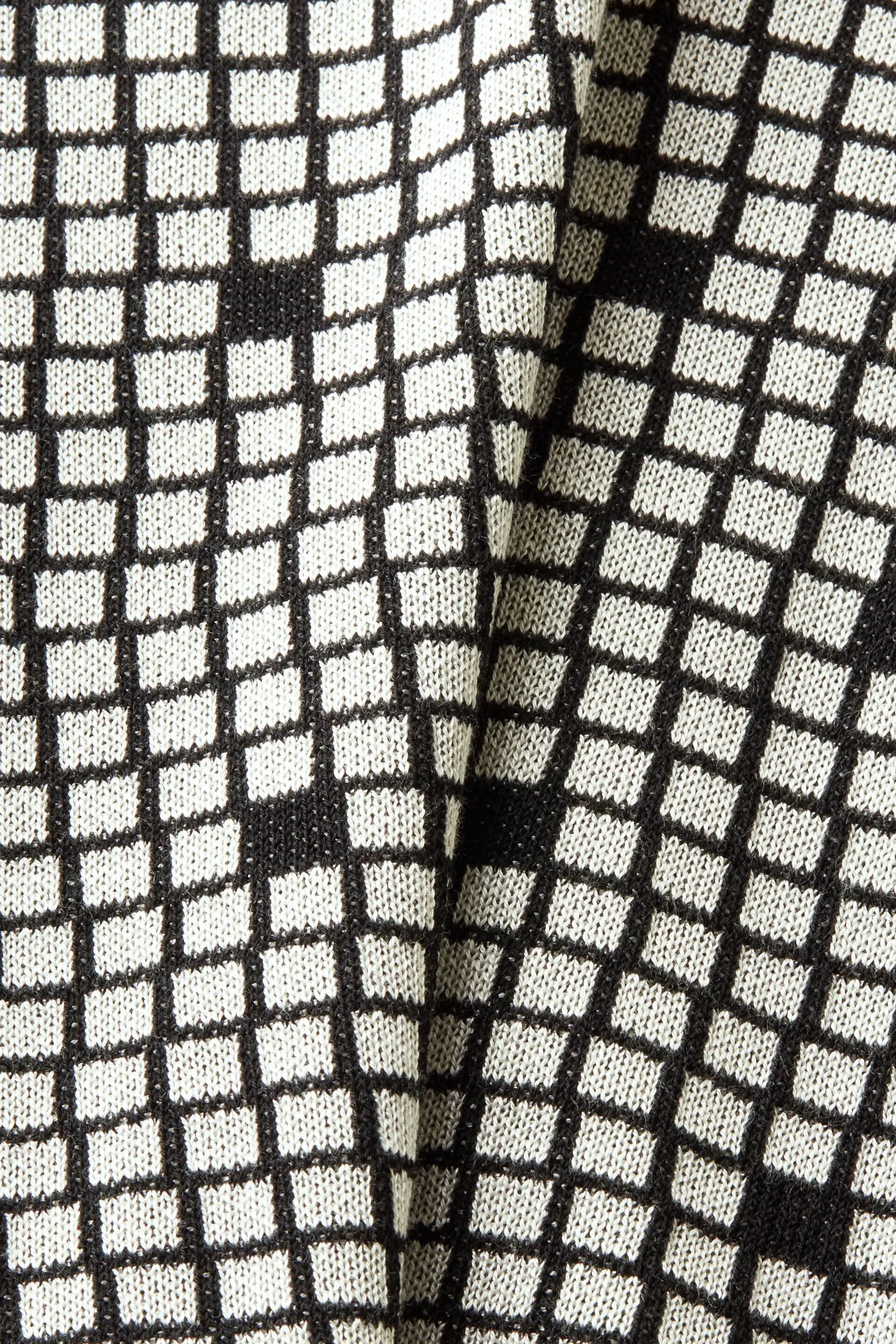 Felpa jacquard con girocollo