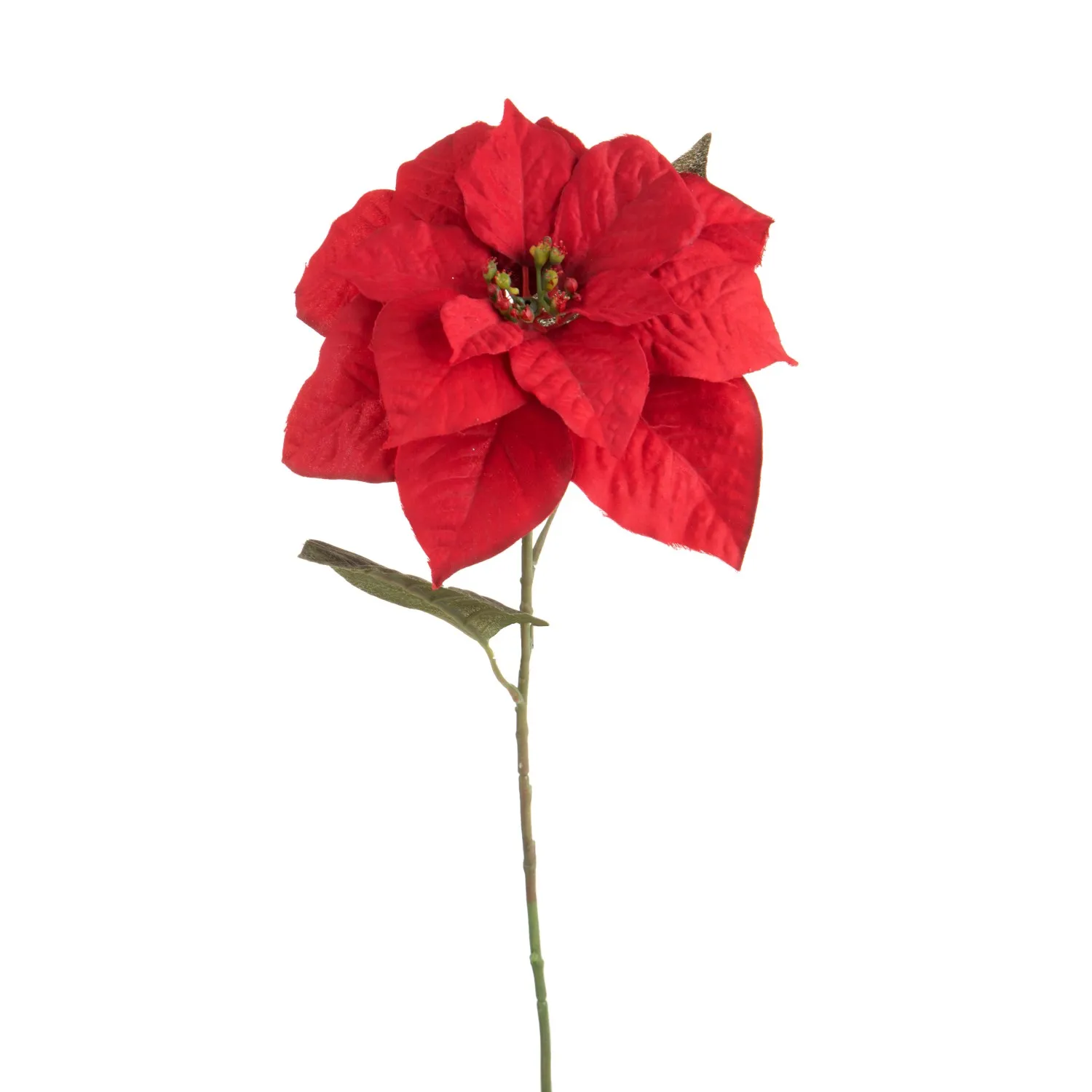 Fiore artificiale Stella di Natale rosso H 69 cm x Ø 27 cm