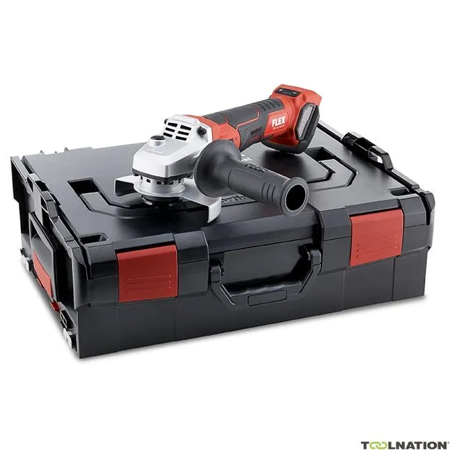Flex-tools 499293 LBE 125 18.0-EC Smerigliatrice angolare Accu 125mm con freno e regolatore di velocità 18V senza batterie e car
