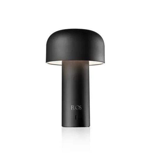 FLOS Bellhop LED ricaricabile da tavolo, nero