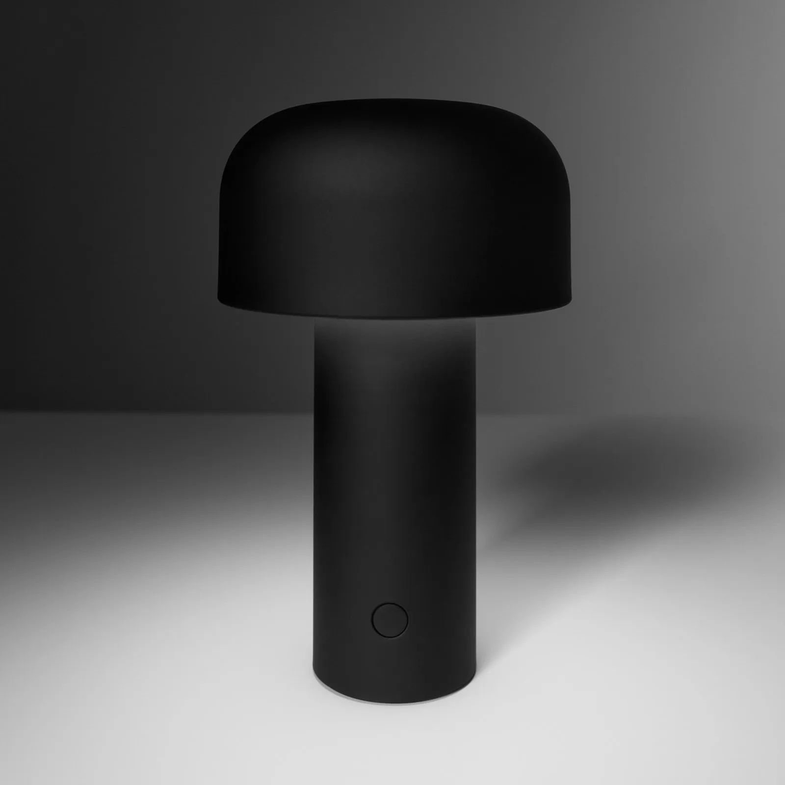 FLOS Bellhop LED ricaricabile da tavolo, nero