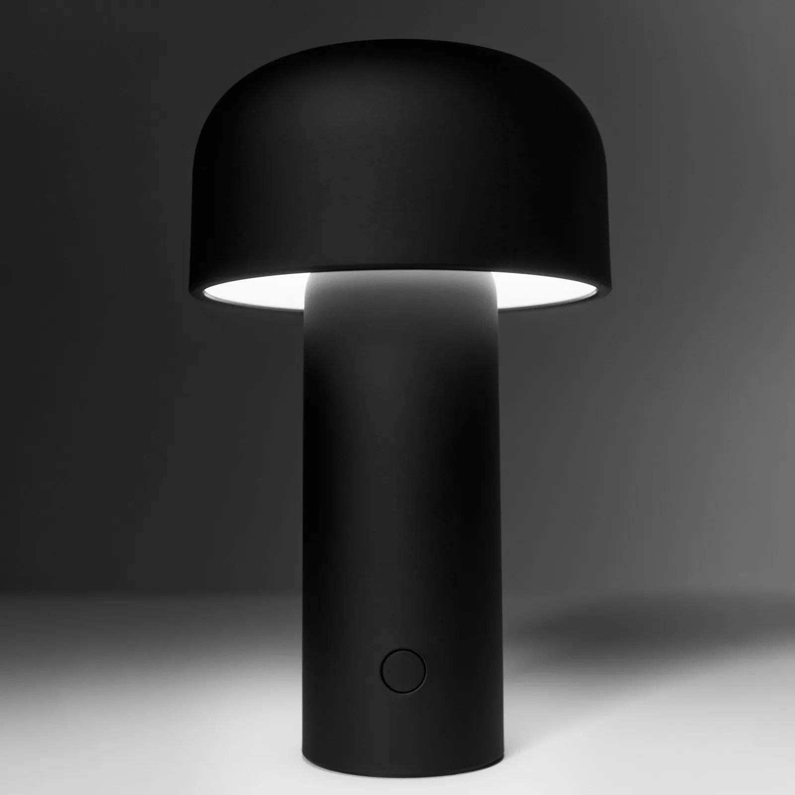 FLOS Bellhop LED ricaricabile da tavolo, nero