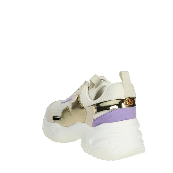Fornarina  SNEAKERS BASSA STOCCOLMA BEIGE/ORO