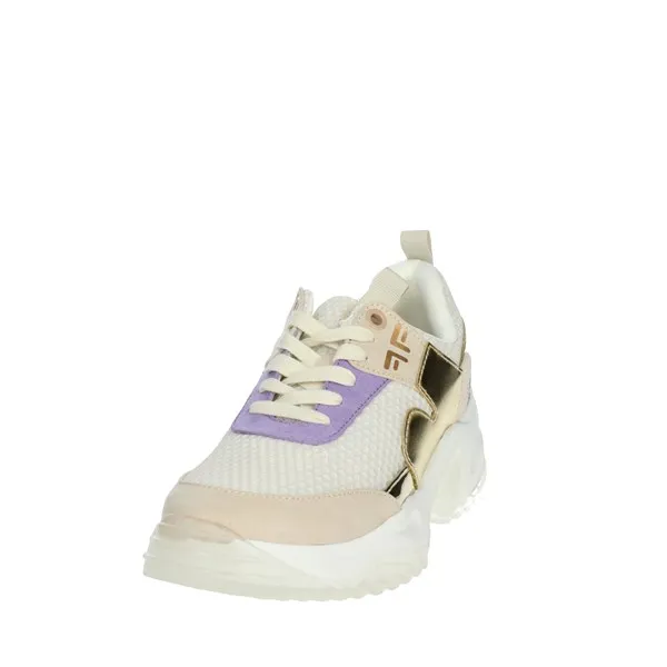 Fornarina  SNEAKERS BASSA STOCCOLMA BEIGE/ORO