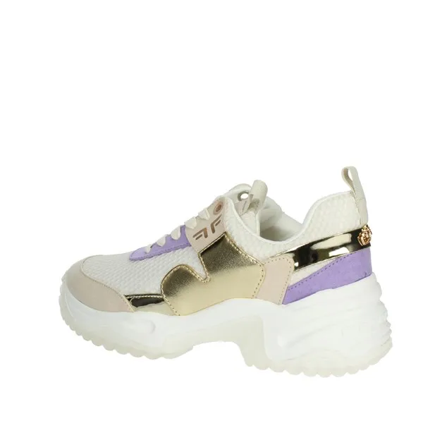 Fornarina  SNEAKERS BASSA STOCCOLMA BEIGE/ORO