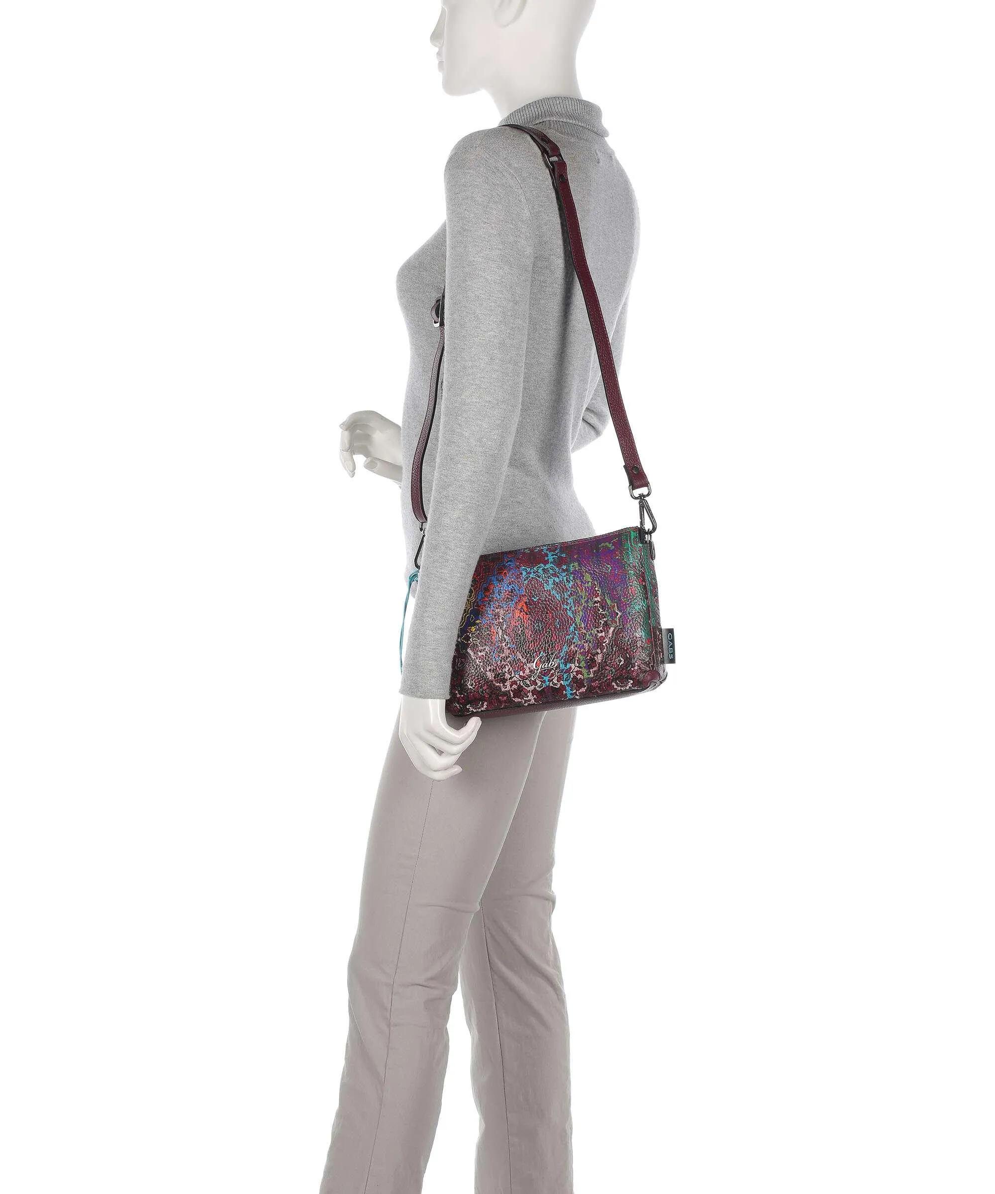  Gabs Josephine Borsa a tracolla pelle di vitello grana multicolore  