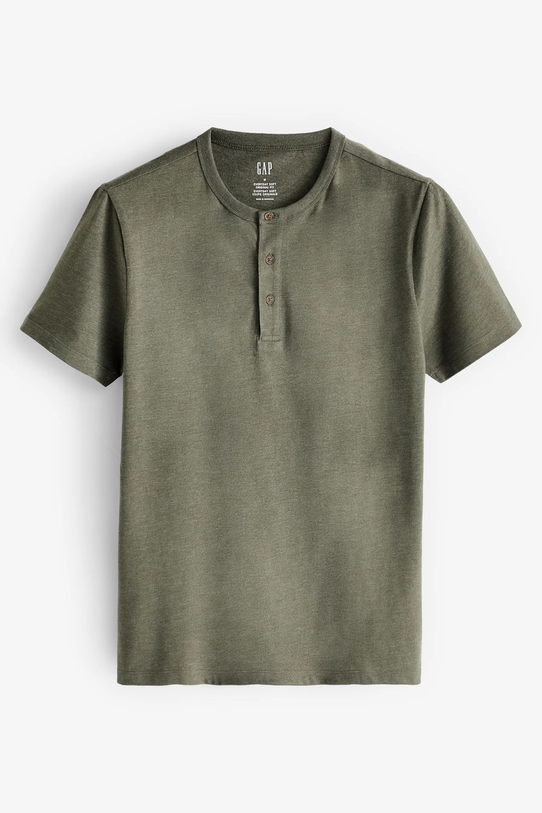 Gap - Everyday - T-shirt serafino morbida in Manica corta
