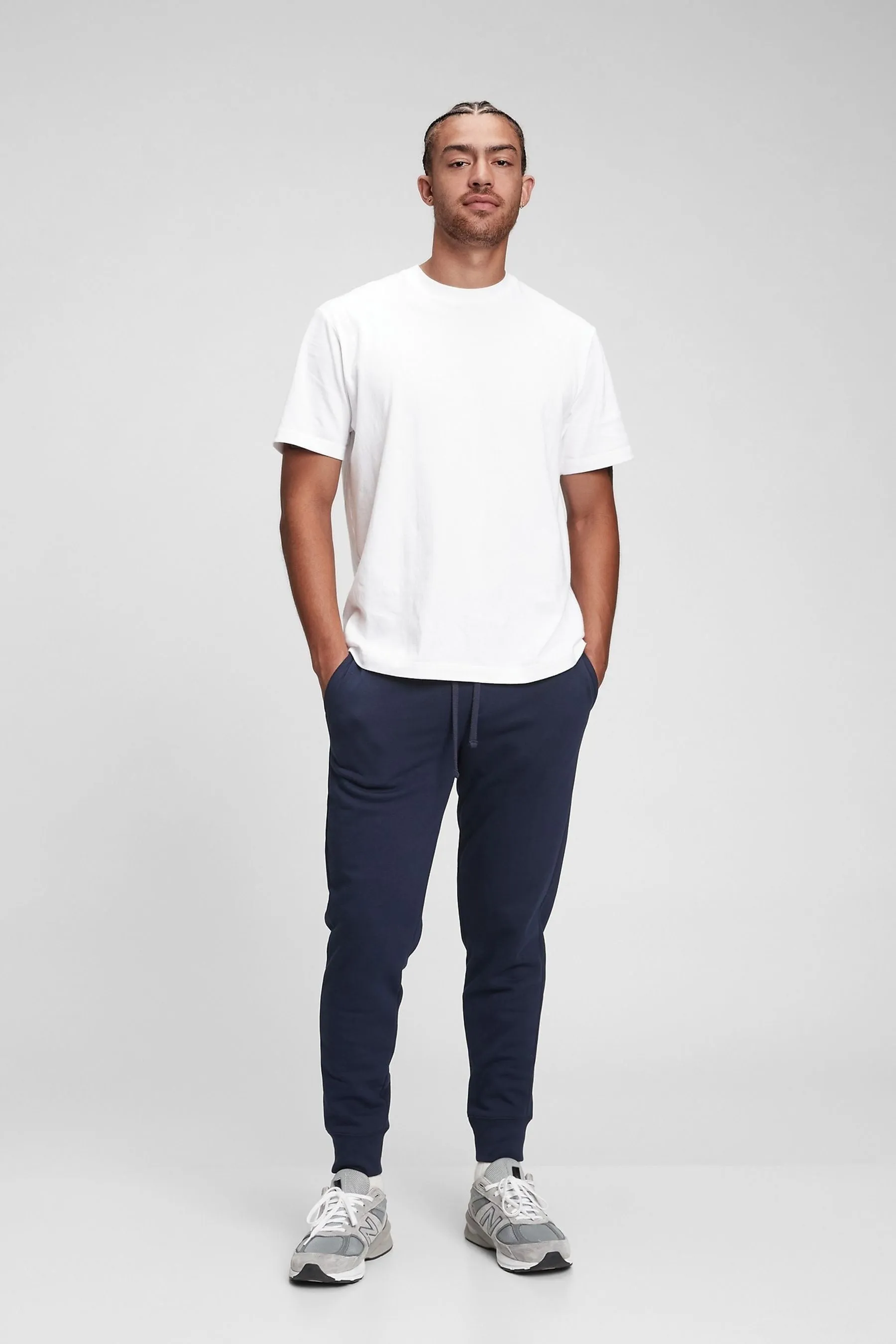 Gap - Pantaloni da jogging in pile senza chiusura con logo