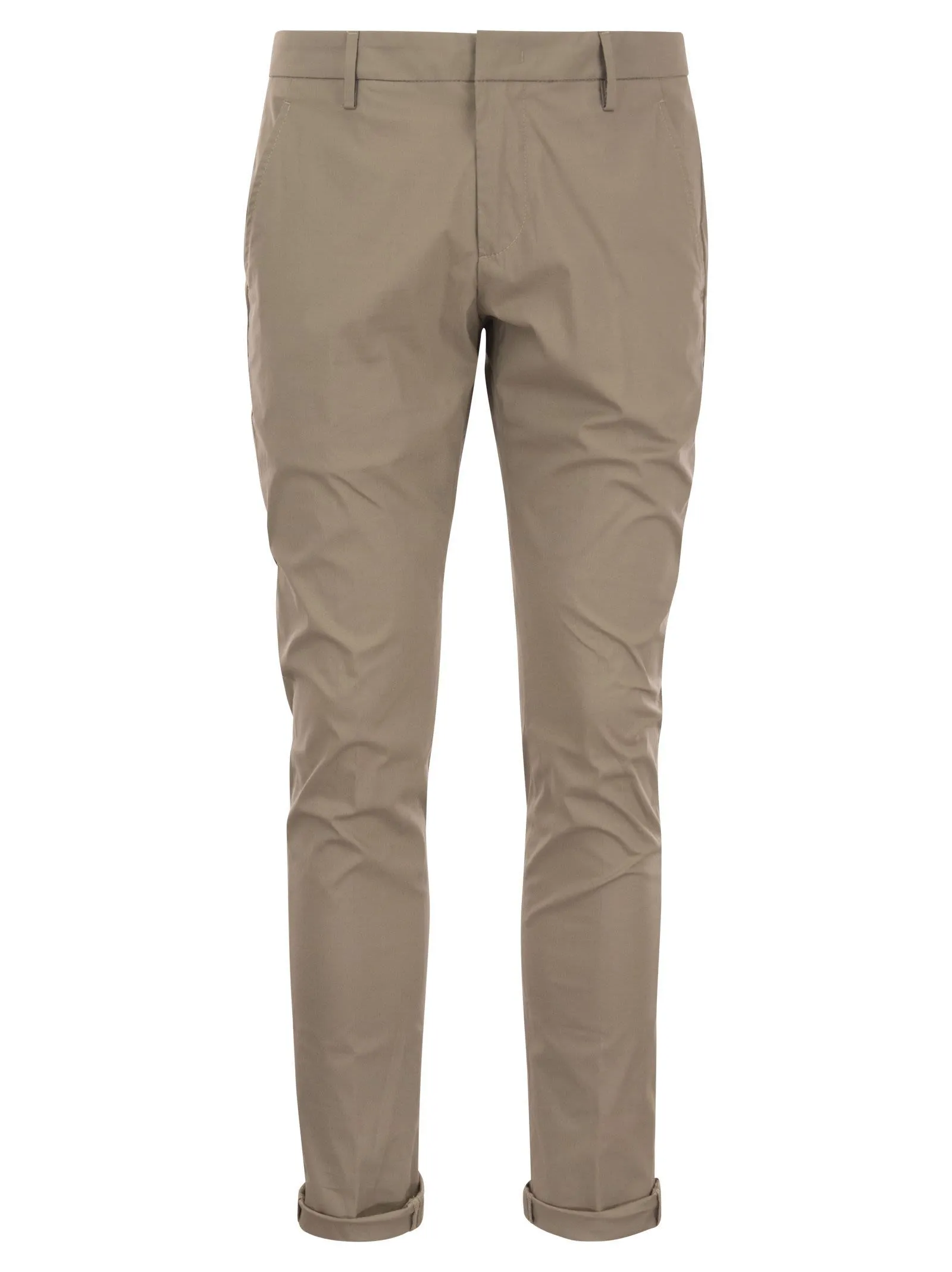 GAUBERT – Pantaloni slim-fit in gabardina