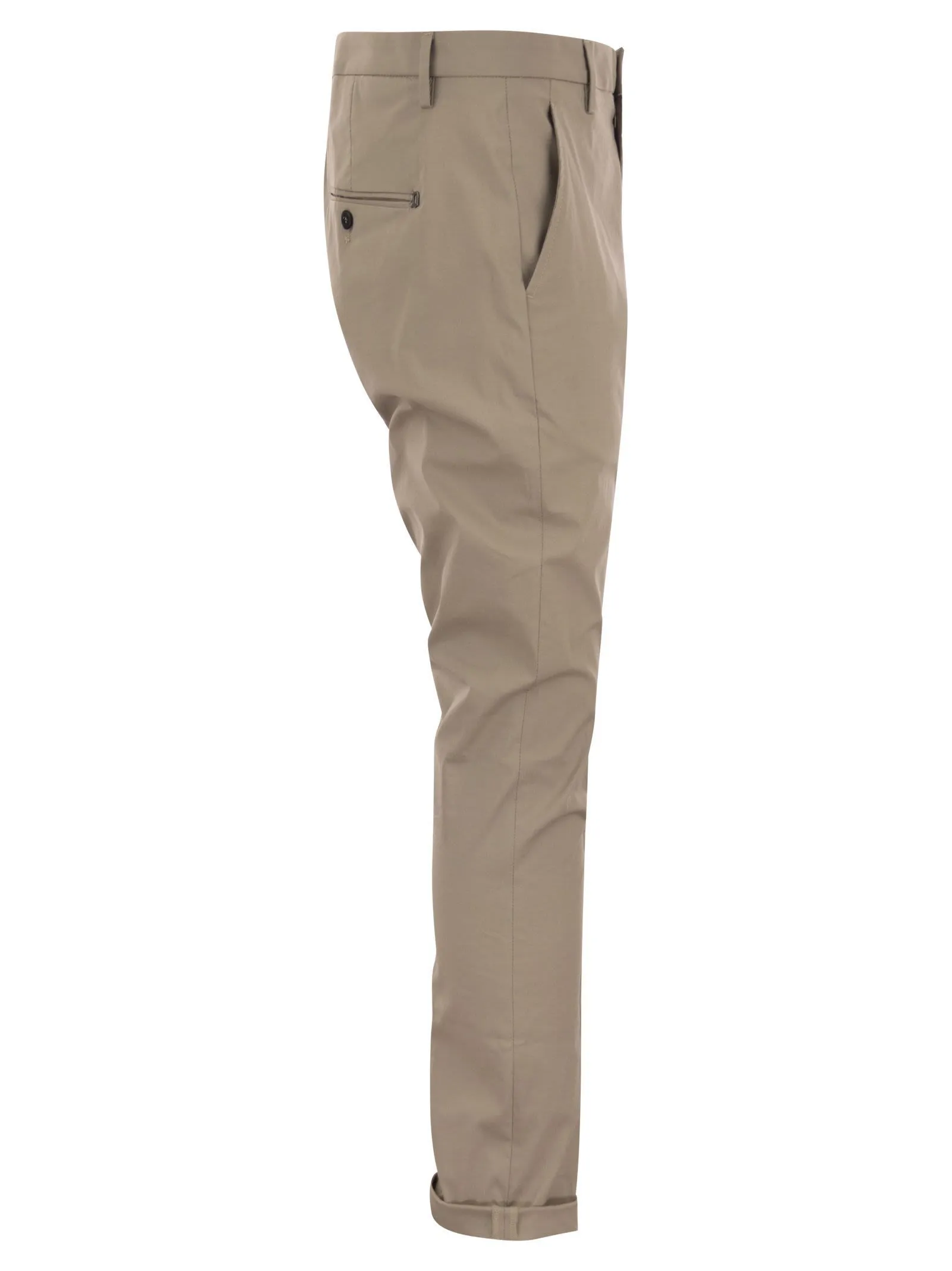 GAUBERT – Pantaloni slim-fit in gabardina