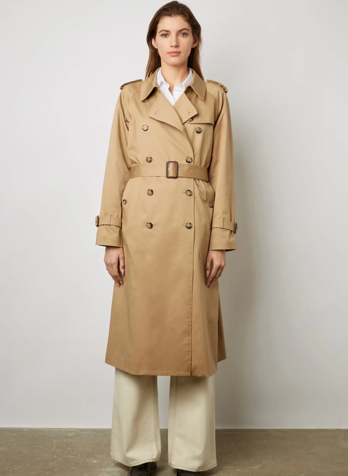  GERARD DAREL   SERGE - Trench lungo in misto cotone | Beige