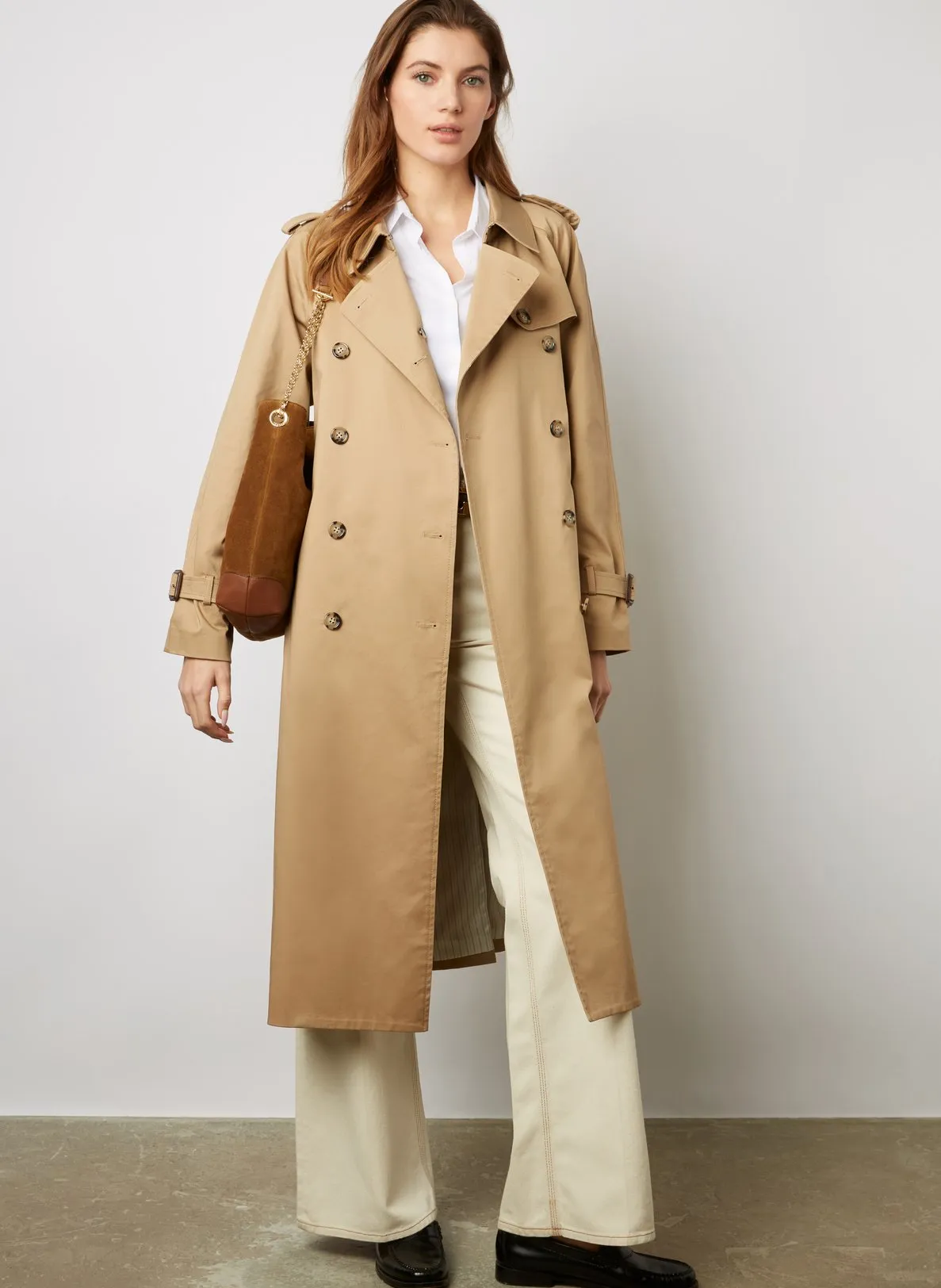  GERARD DAREL   SERGE - Trench lungo in misto cotone | Beige