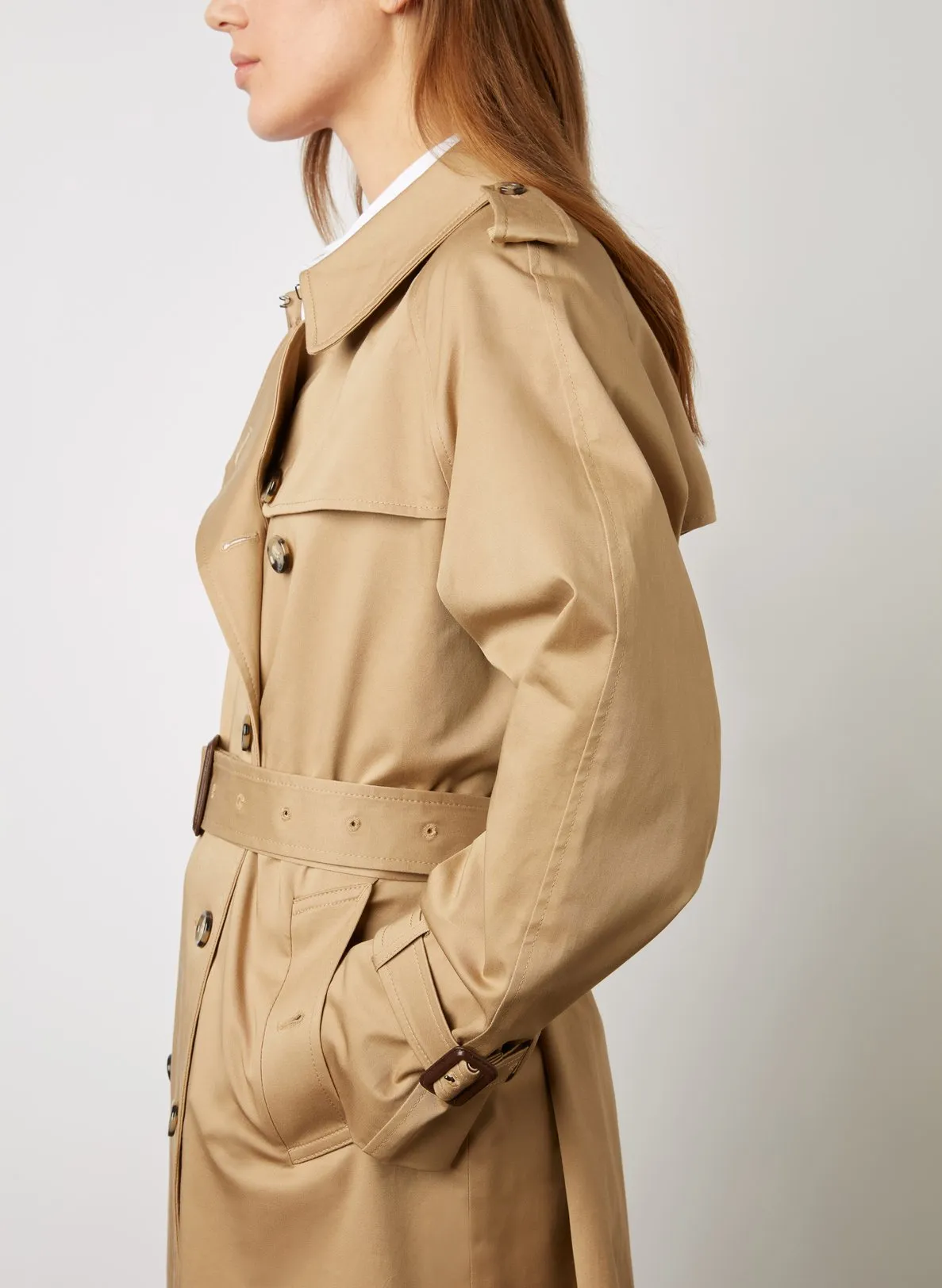 GERARD DAREL   SERGE - Trench lungo in misto cotone | Beige