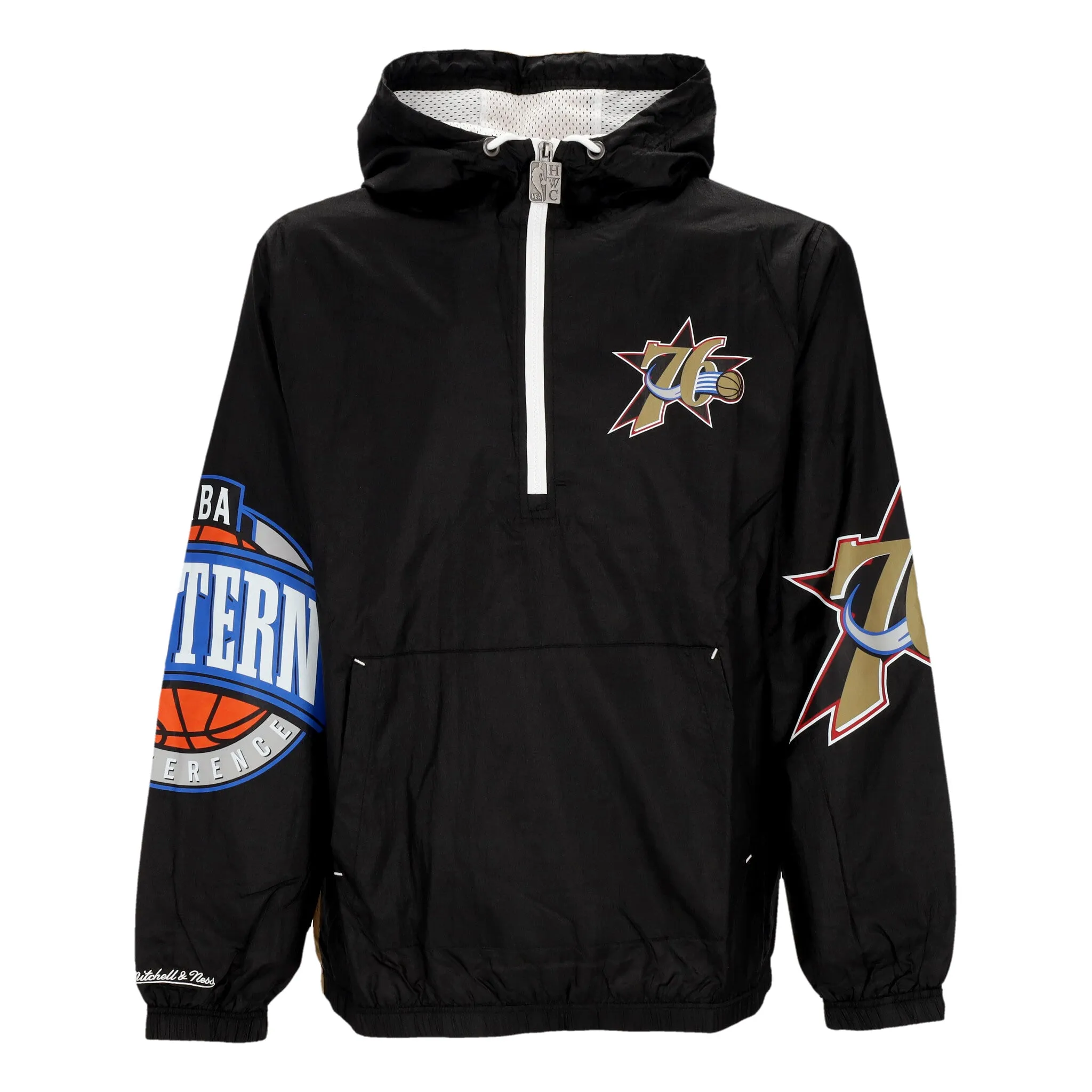 Giacca A Vento Infilabile Uomo Nba Team Og 2.0 Anorak Windbreaker Phi76e Original Team Colors