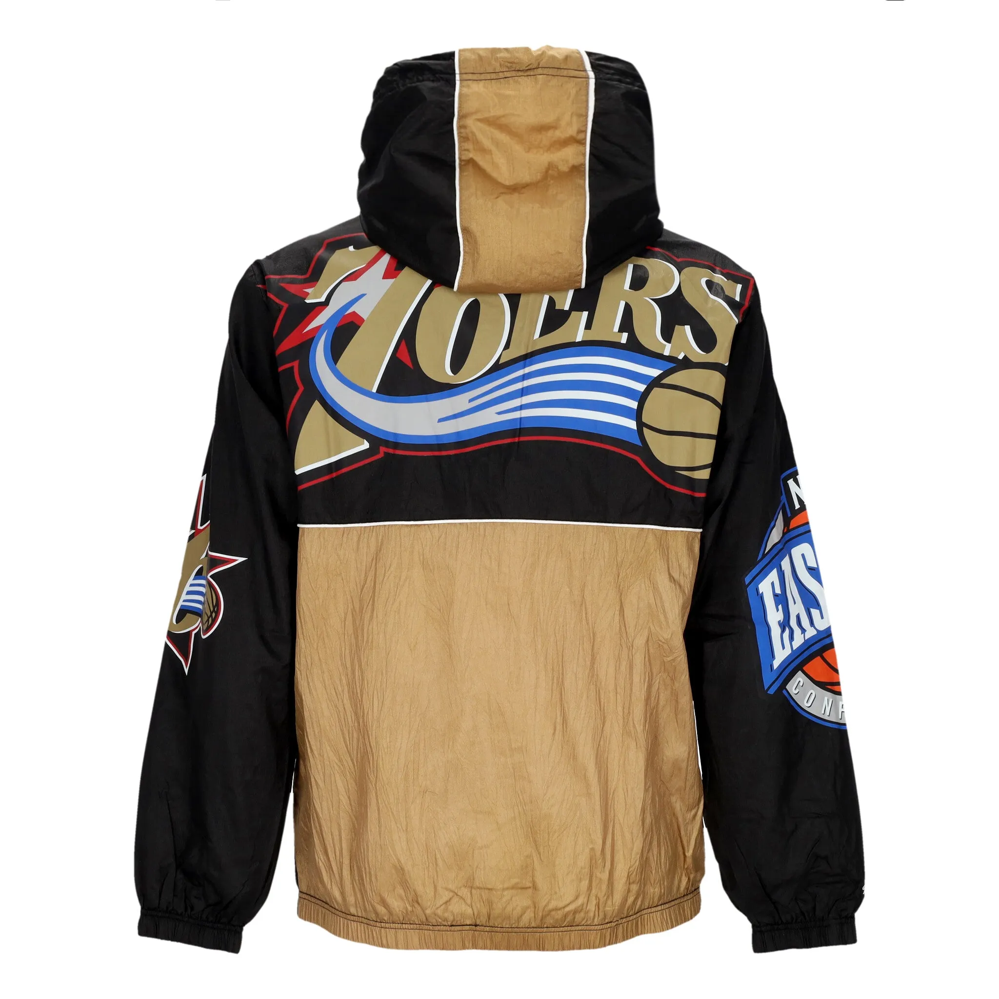 Giacca A Vento Infilabile Uomo Nba Team Og 2.0 Anorak Windbreaker Phi76e Original Team Colors
