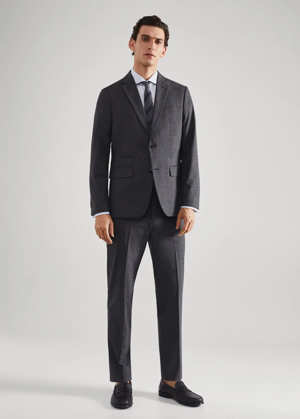 Giacca completo lana slim fit