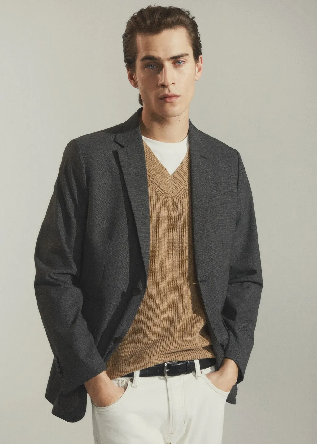 Giacca completo lana slim fit