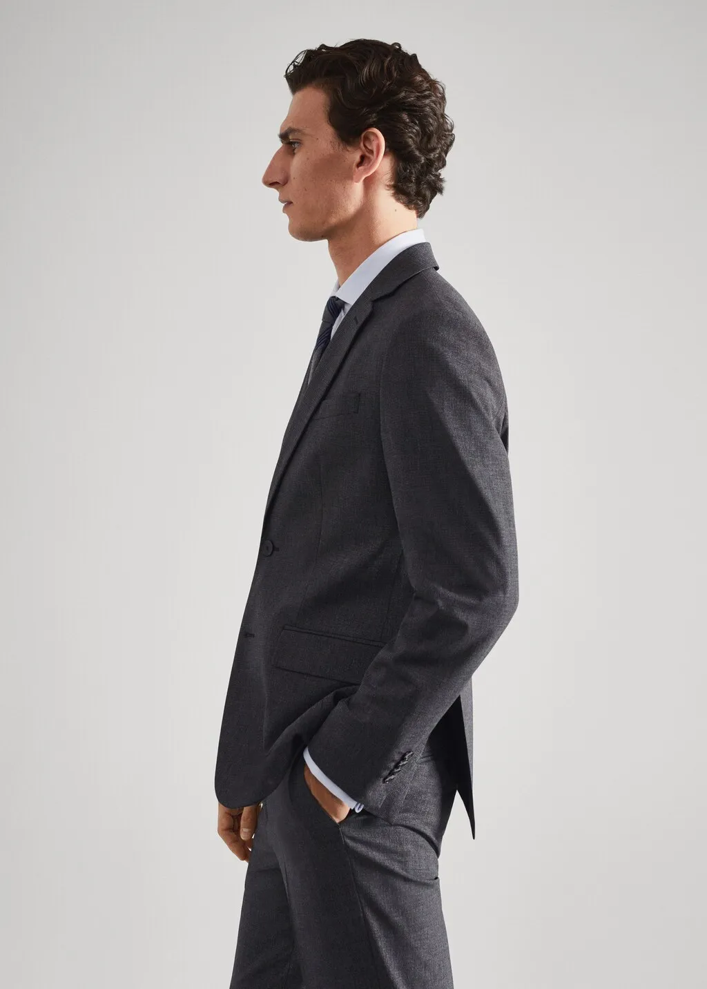 Giacca completo lana slim fit