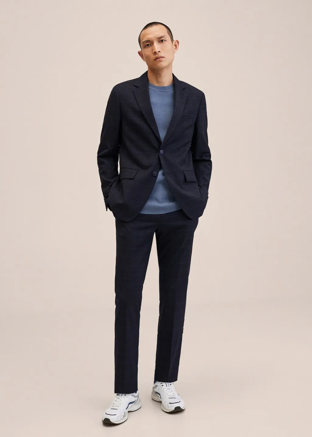 Giacca completo slim fit lana vergine